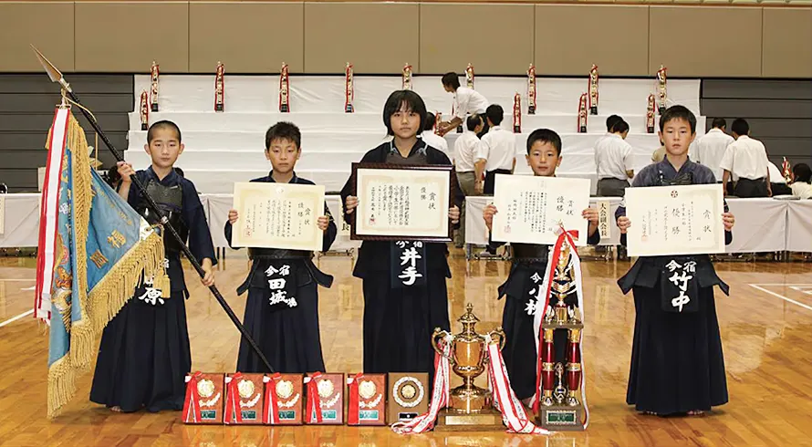 小学生の部優勝 今宿少年剣道部A(福岡)