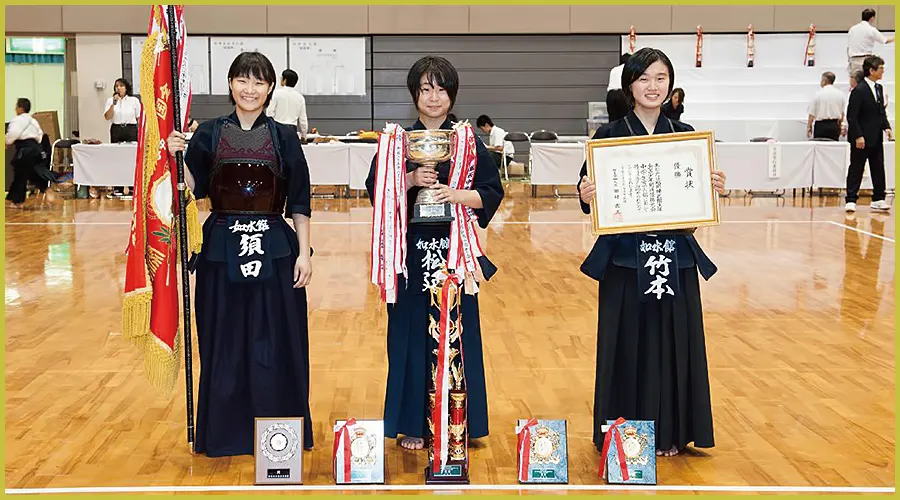 中学生女子の部優勝 如水館A(福岡)