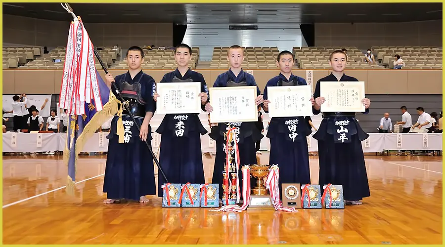 中学生男子の部優勝 九州学院中学校A(熊本)