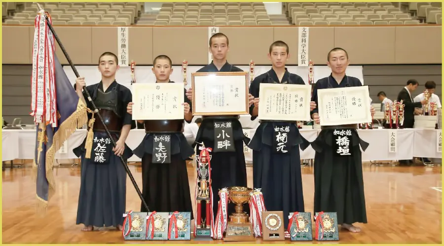 中学生男子の部優勝 如水館A(福岡)